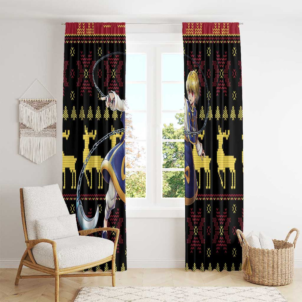 Kurapika - Hunter X Hunter Window Curtain Anime Mix Christmas Style