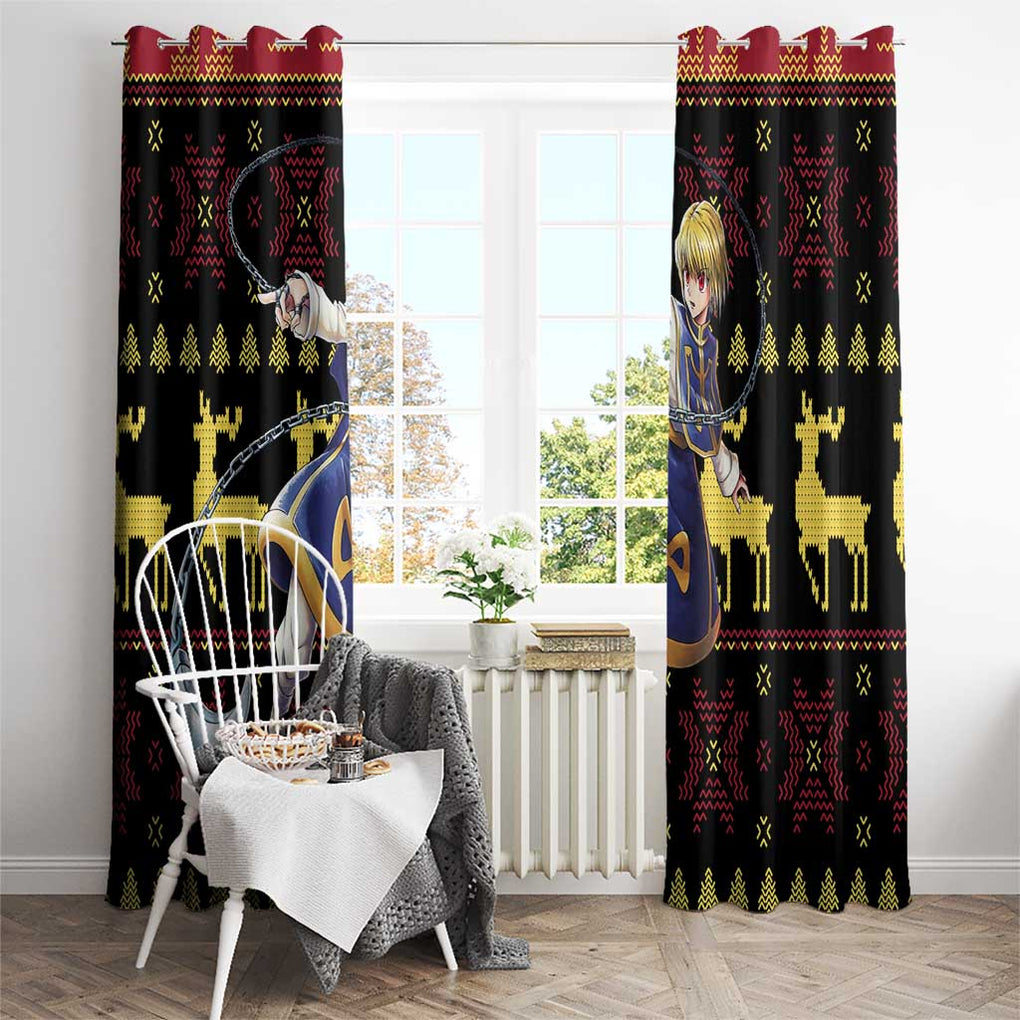 Kurapika - Hunter X Hunter Window Curtain Anime Mix Christmas Style