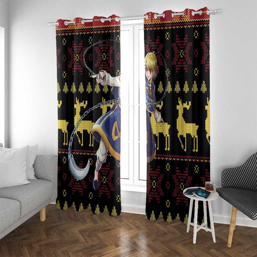 Kurapika - Hunter X Hunter Window Curtain Anime Mix Christmas Style