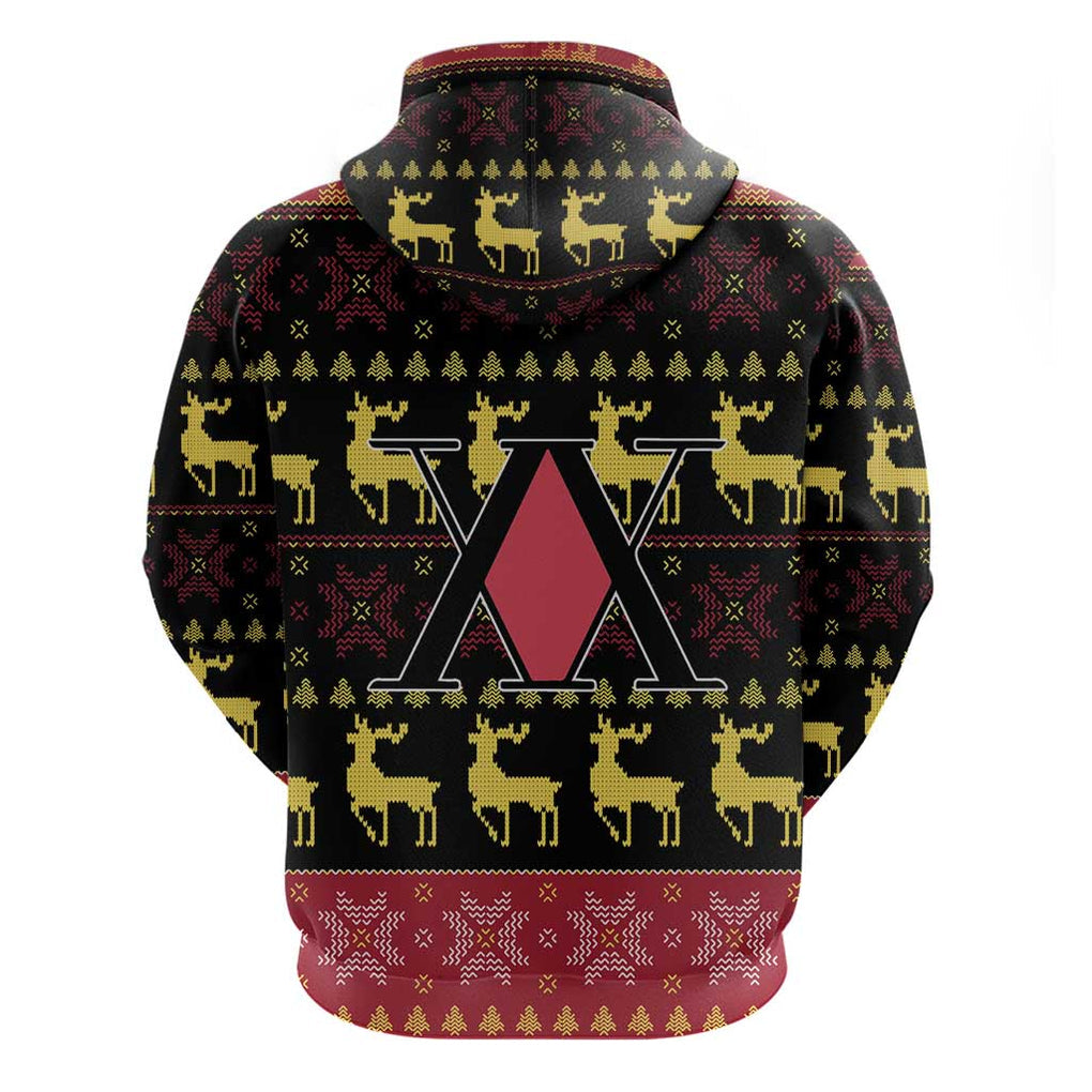 Kurapika - Hunter X Hunter Zip Hoodie Anime Mix Christmas Style
