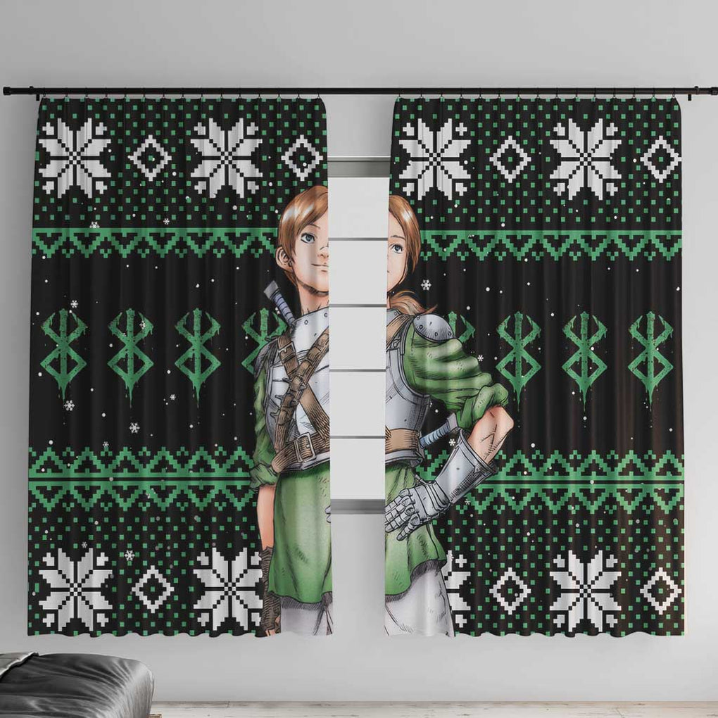Judeau - Berserk Window Curtain Anime Mix Christmas Style