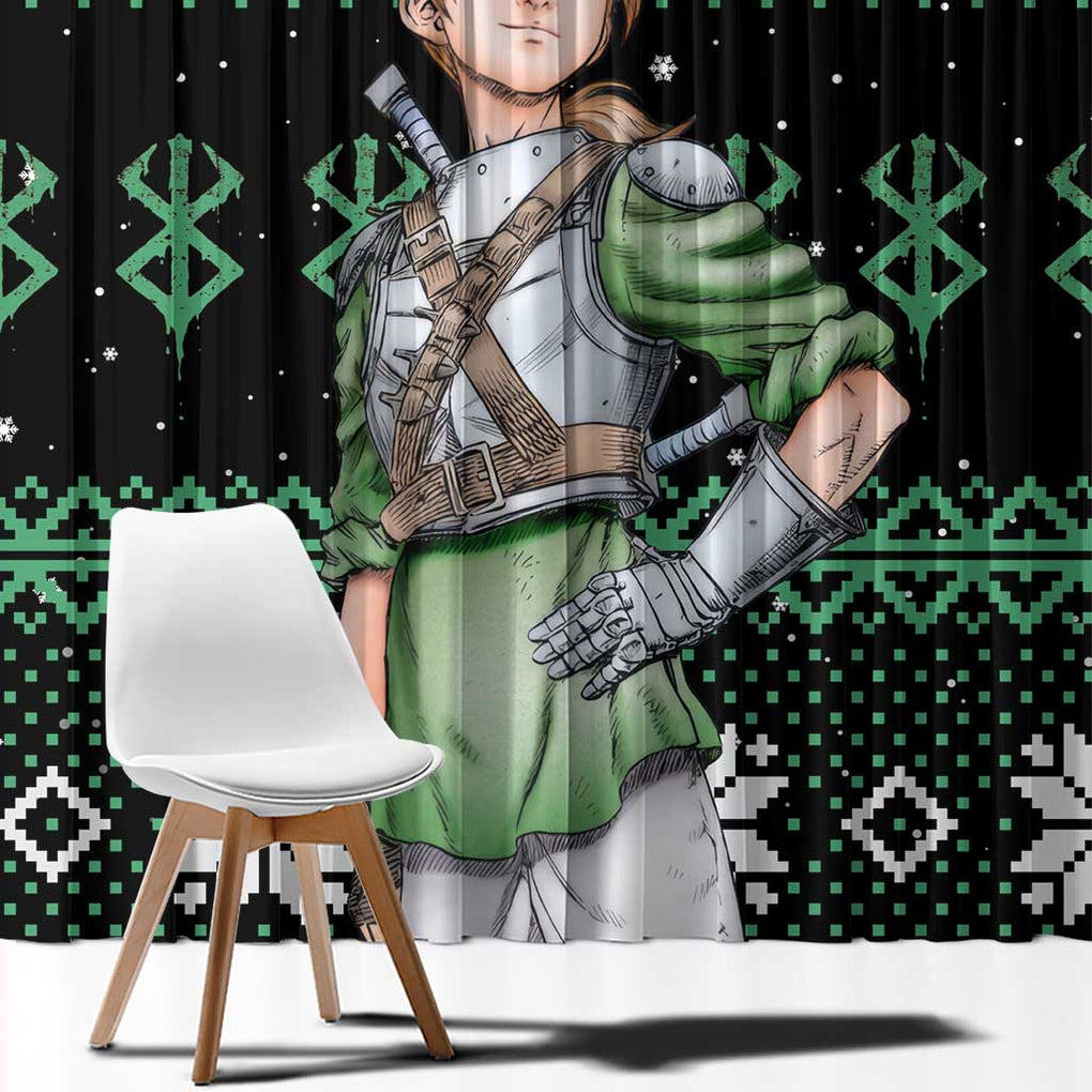 Judeau - Berserk Window Curtain Anime Mix Christmas Style