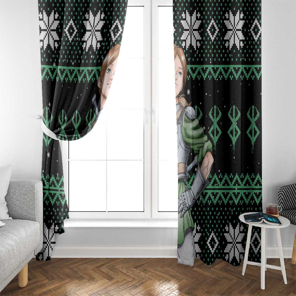 Judeau - Berserk Window Curtain Anime Mix Christmas Style