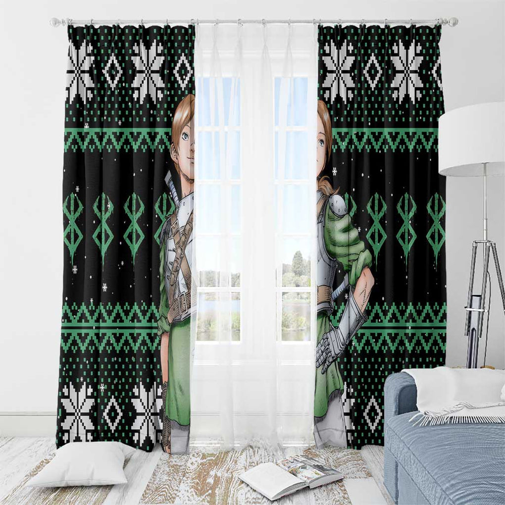 Judeau - Berserk Window Curtain Anime Mix Christmas Style