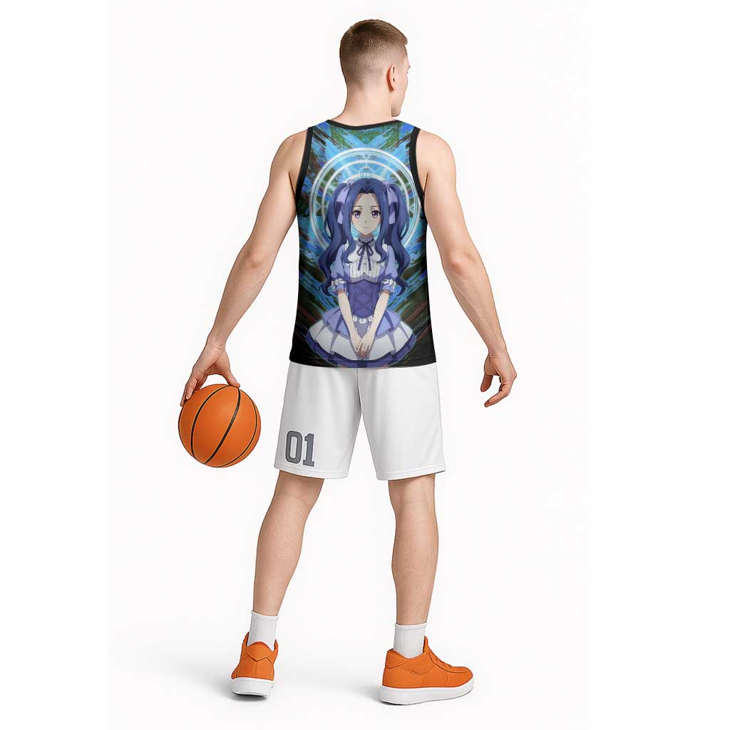 Melty Q Melromarc The Rising of the Shield Hero Basketball Jersey with Royal Attire and Magical Circle Background - The Mazicc