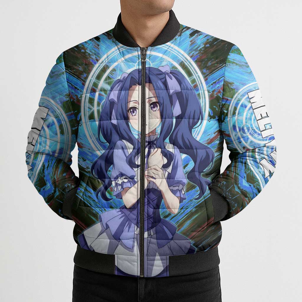 Melty Q Melromarc The Rising of the Shield Hero Bomber Puffer Jacket with Royal Attire and Magical Circle Background - The Mazicc