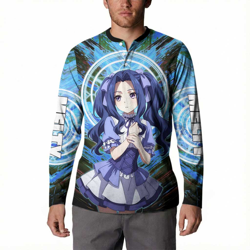 Melty Q Melromarc The Rising of the Shield Hero Button Sweatshirt with Royal Attire and Magical Circle Background - The Mazicc