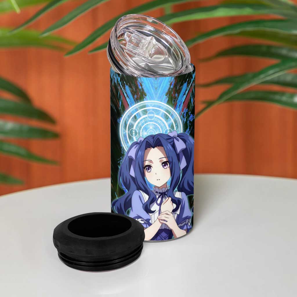 Melty Q Melromarc The Rising of the Shield Hero 4 in 1 Can Cooler Tumbler with Royal Attire and Magical Circle Background - The Mazicc