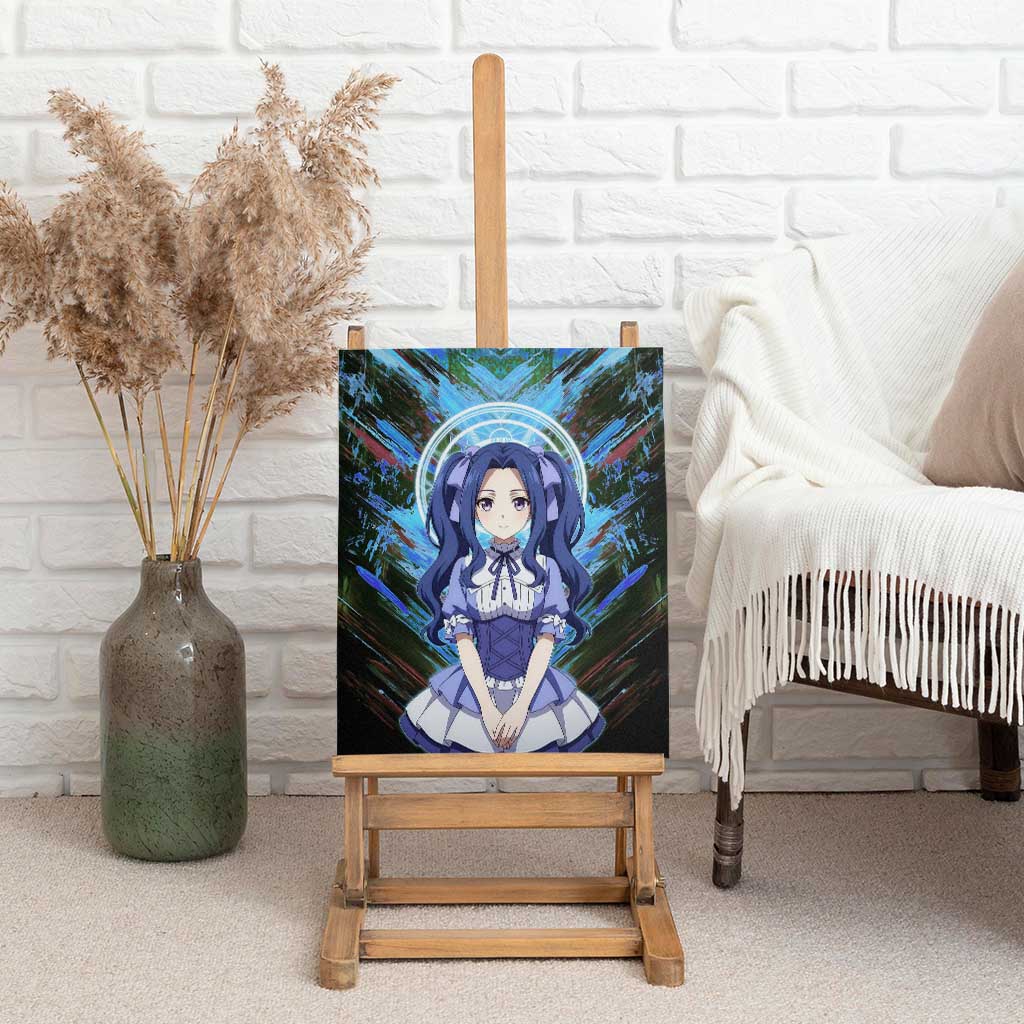 Melty Q Melromarc The Rising of the Shield Hero Canvas Wall Art with Royal Attire and Magical Circle Background - The Mazicc
