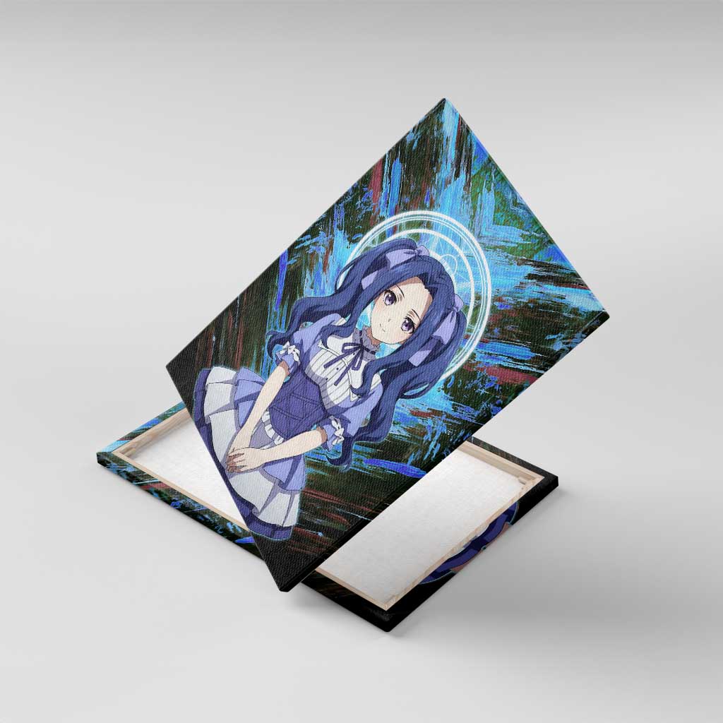 Melty Q Melromarc The Rising of the Shield Hero Canvas Wall Art with Royal Attire and Magical Circle Background - The Mazicc