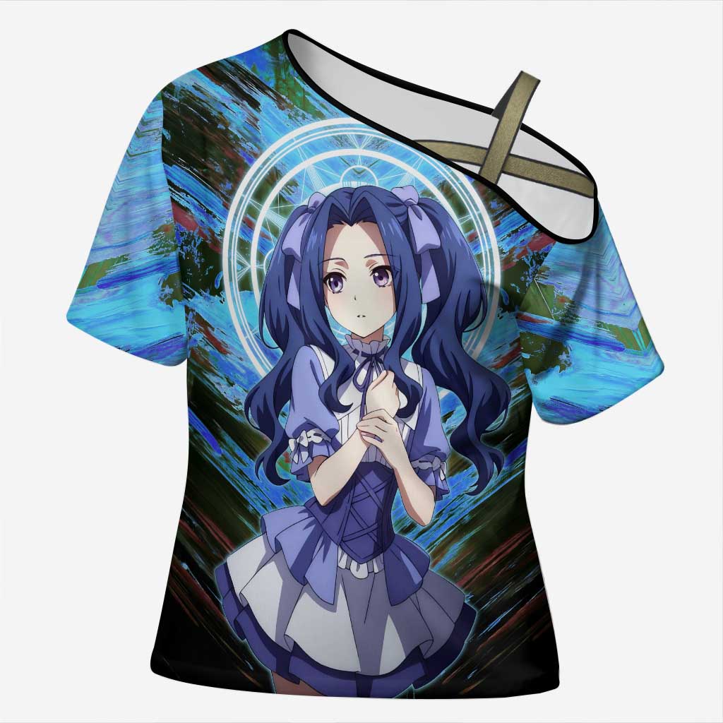 Melty Q Melromarc The Rising of the Shield Hero Cross Shoulder Shirt with Royal Attire and Magical Circle Background - The Mazicc