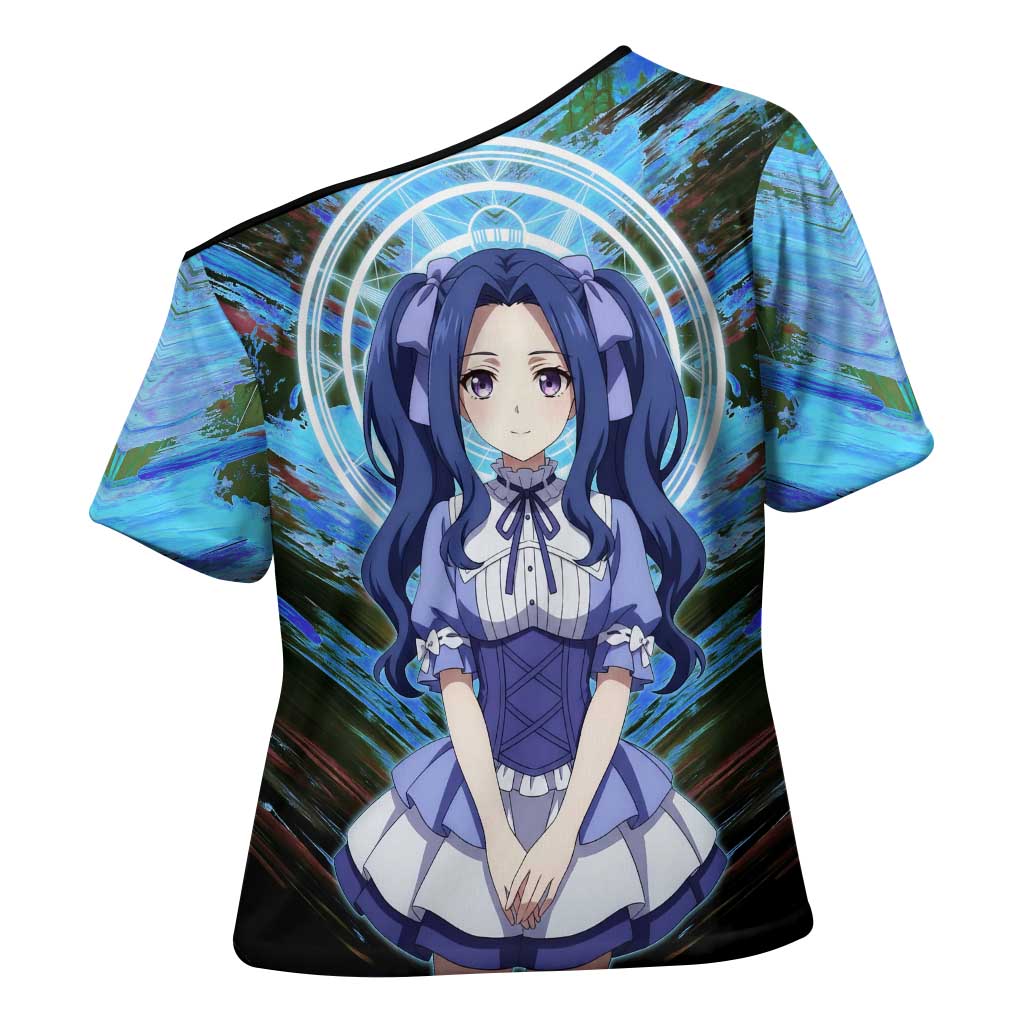 Melty Q Melromarc The Rising of the Shield Hero Cross Shoulder Shirt with Royal Attire and Magical Circle Background - The Mazicc