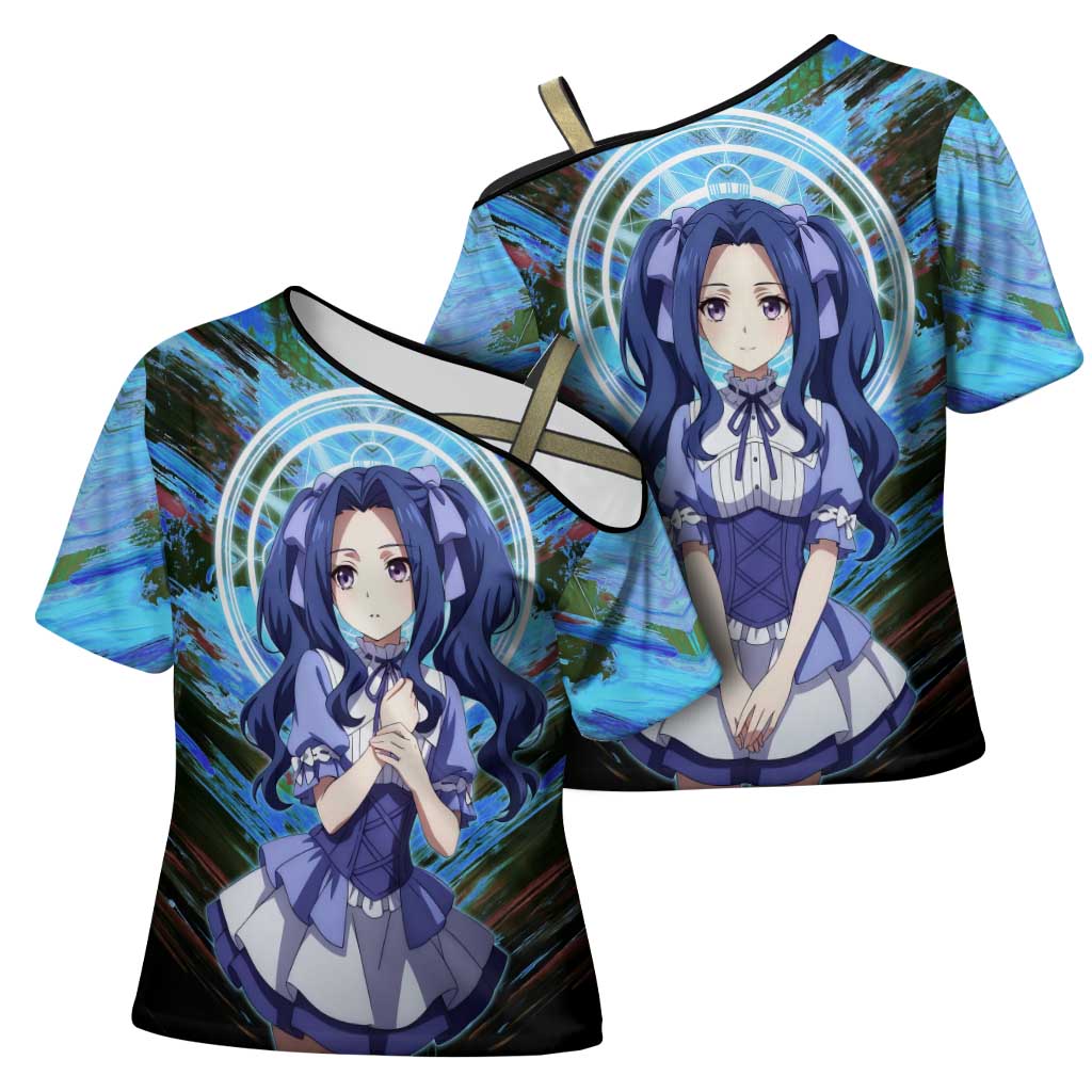 Melty Q Melromarc The Rising of the Shield Hero Cross Shoulder Shirt with Royal Attire and Magical Circle Background - The Mazicc