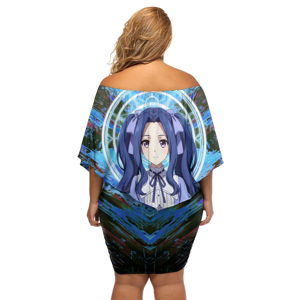 Melty Q Melromarc The Rising of the Shield Hero Family Matching Off Shoulder Short Dress and Hawaiian Shirt with Royal Attire and Magical Circle Background