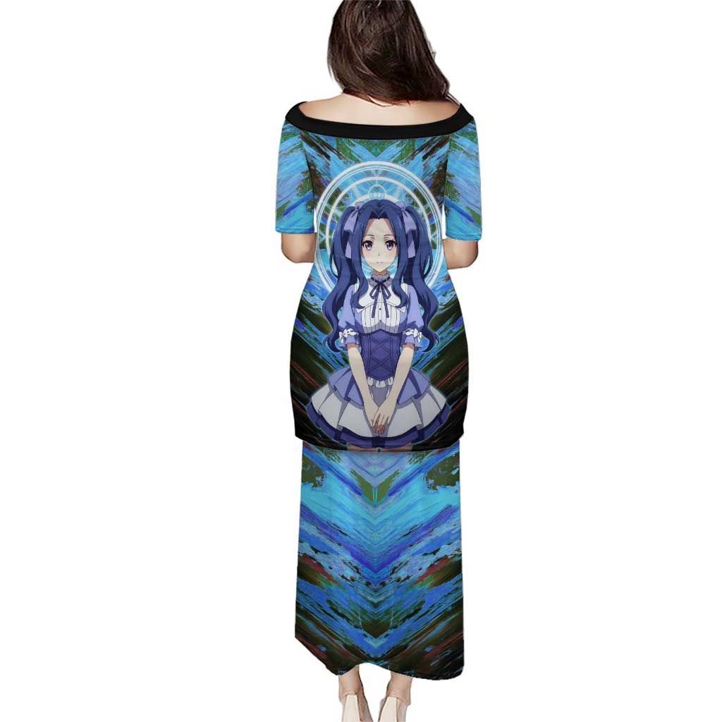 Melty Q Melromarc The Rising of the Shield Hero Family Matching Puletasi and Hawaiian Shirt with Royal Attire and Magical Circle Background