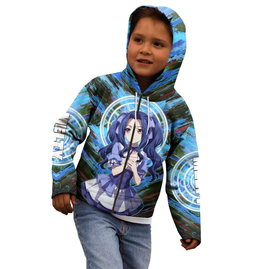 Melty Q Melromarc The Rising of the Shield Hero Kid Hoodie with Royal Attire and Magical Circle Background - The Mazicc