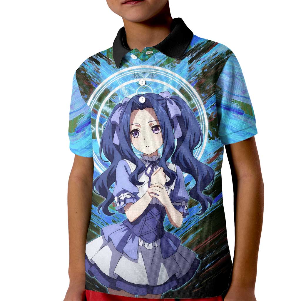 Melty Q Melromarc The Rising of the Shield Hero Kid Polo Shirt with Royal Attire and Magical Circle Background - The Mazicc