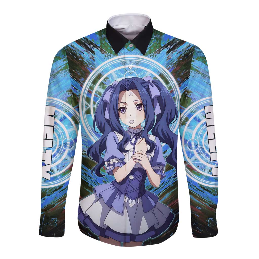 Melty Q Melromarc The Rising of the Shield Hero Long Sleeve Button Shirt with Royal Attire and Magical Circle Background - The Mazicc