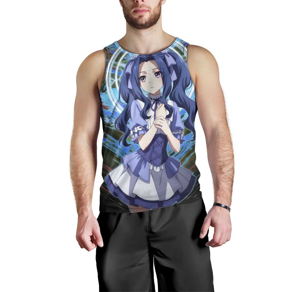 Melty Q Melromarc The Rising of the Shield Hero Men Tank Top with Royal Attire and Magical Circle Background - The Mazicc