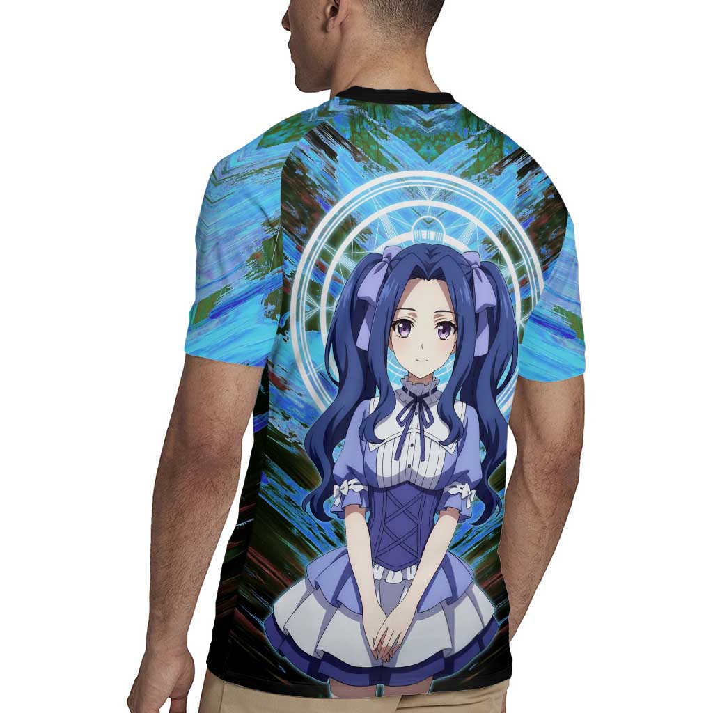 Melty Q Melromarc The Rising of the Shield Hero Rugby Jersey with Royal Attire and Magical Circle Background - The Mazicc