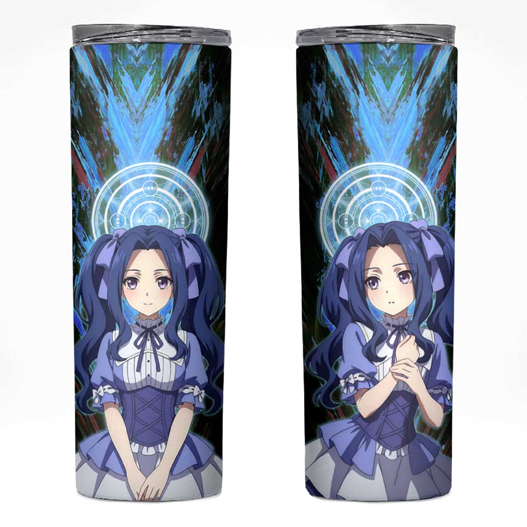 Melty Q Melromarc The Rising of the Shield Hero Skinny Tumbler with Royal Attire and Magical Circle Background - The Mazicc