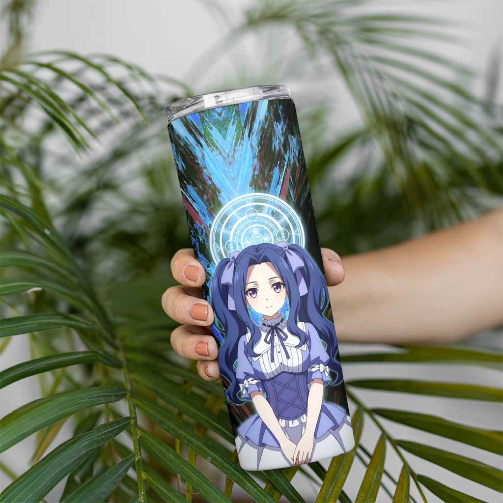 Melty Q Melromarc The Rising of the Shield Hero Skinny Tumbler with Royal Attire and Magical Circle Background - The Mazicc