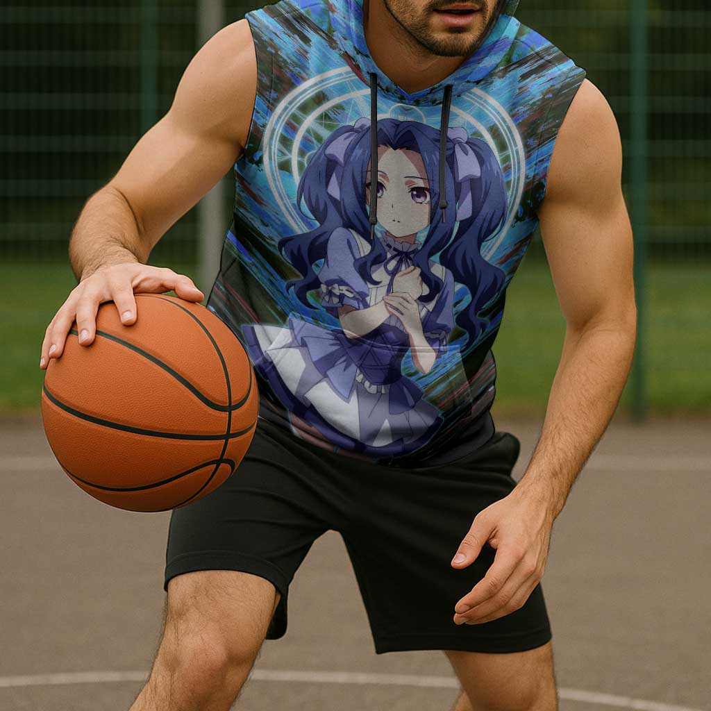 Melty Q Melromarc The Rising of the Shield Hero Sleeveless Hoodie with Royal Attire and Magical Circle Background - The Mazicc