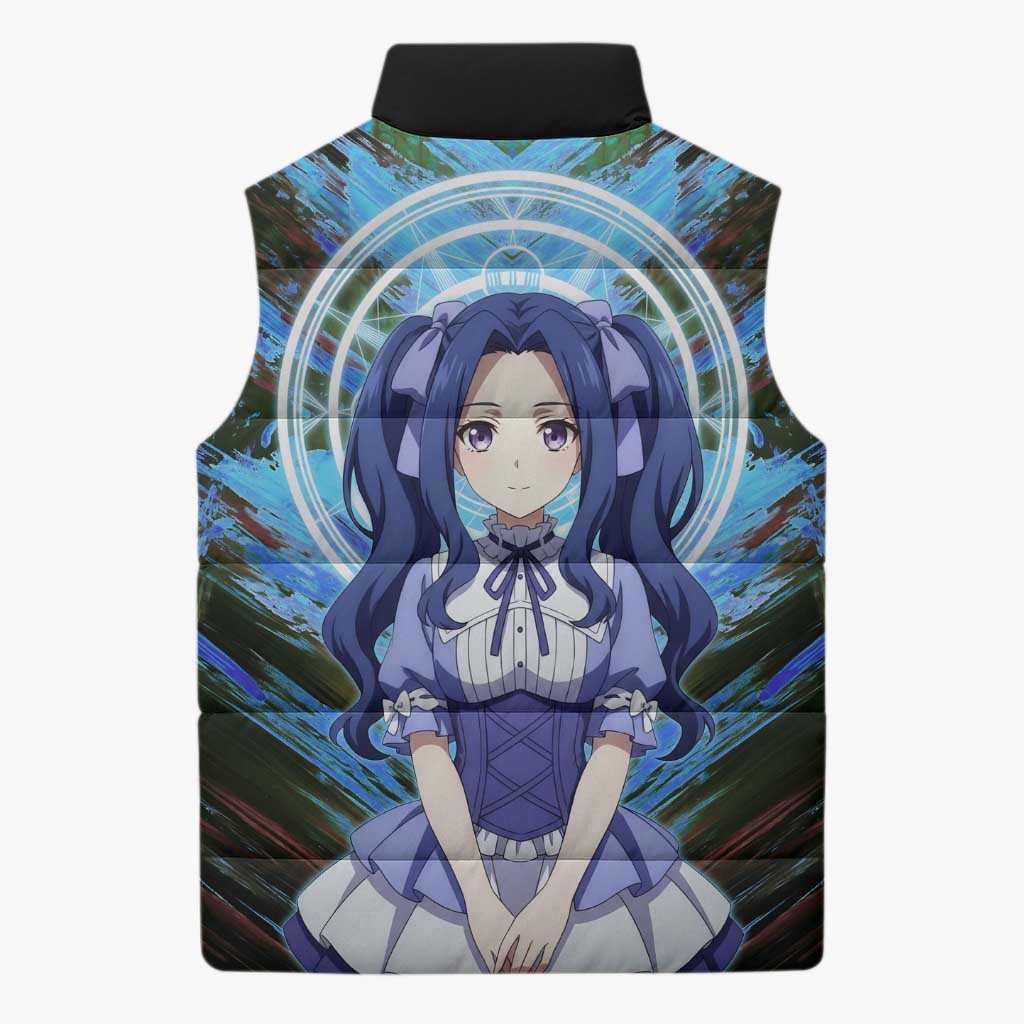 Melty Q Melromarc The Rising of the Shield Hero Sleeveless Puffer Jacket with Royal Attire and Magical Circle Background - The Mazicc