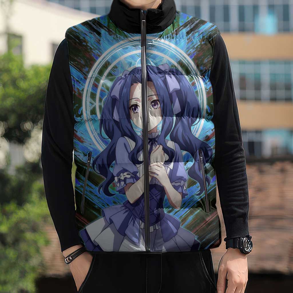 Melty Q Melromarc The Rising of the Shield Hero Sleeveless Puffer Jacket with Royal Attire and Magical Circle Background - The Mazicc
