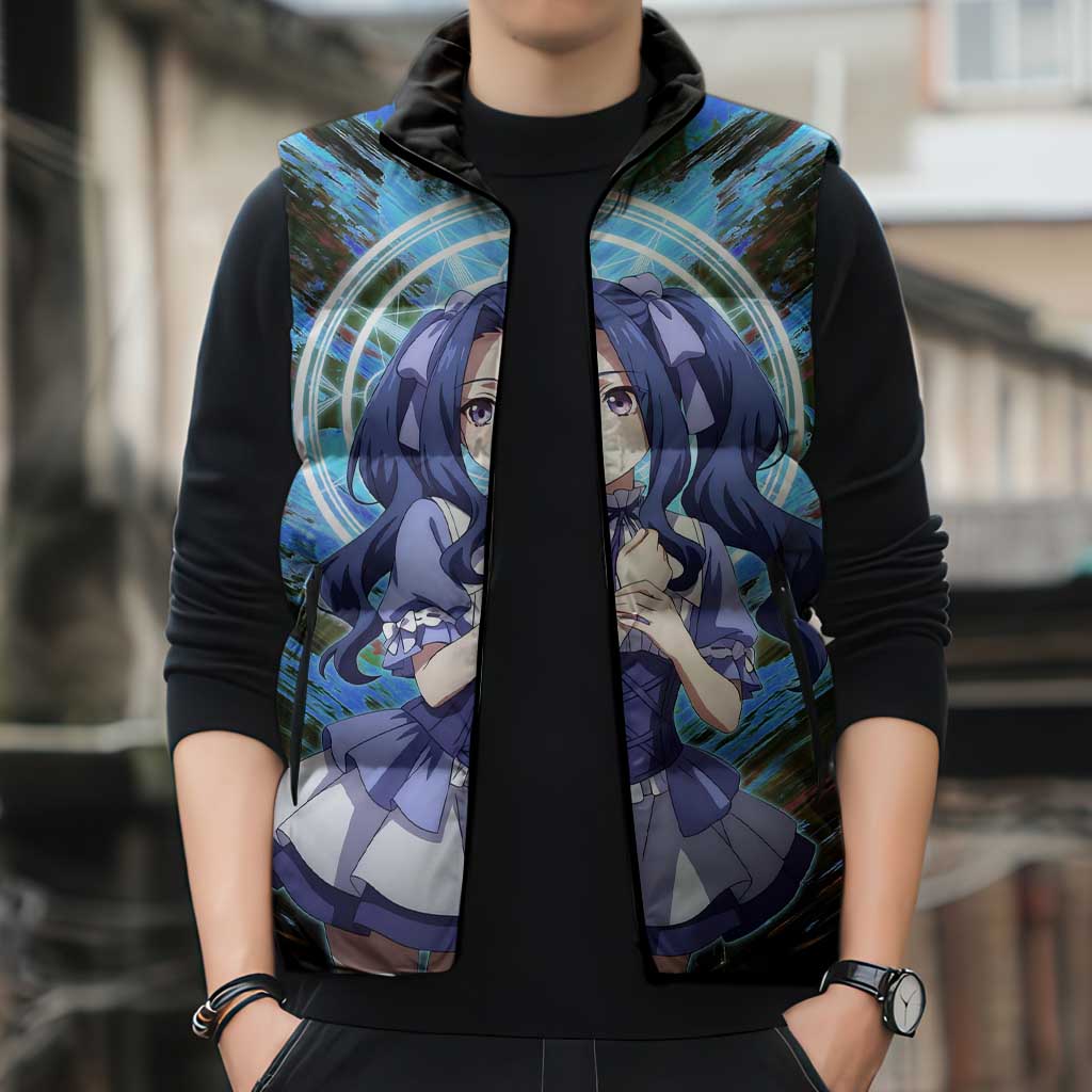 Melty Q Melromarc The Rising of the Shield Hero Sleeveless Puffer Jacket with Royal Attire and Magical Circle Background - The Mazicc