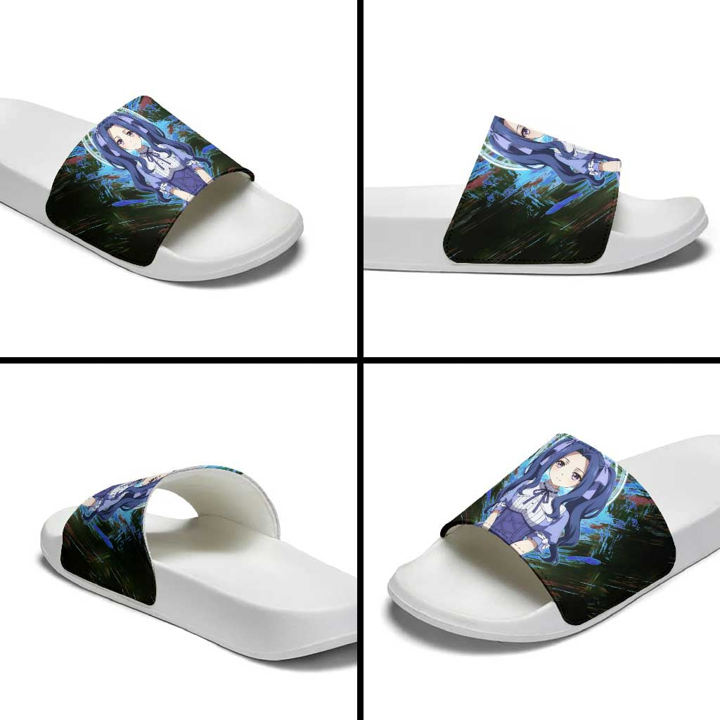 Melty Q Melromarc The Rising of the Shield Hero Slide Sandals with Royal Attire and Magical Circle Background - The Mazicc