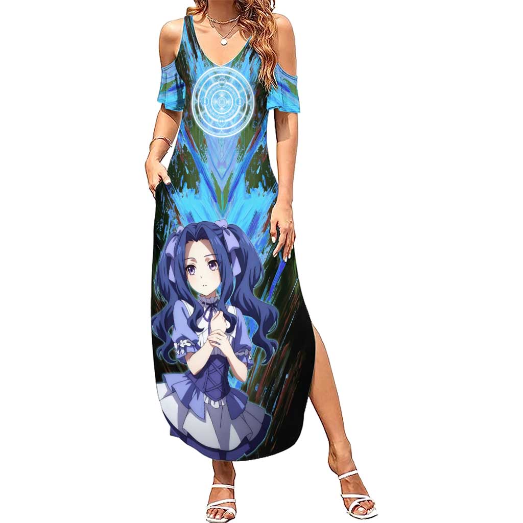 Melty Q Melromarc The Rising of the Shield Hero Summer Maxi Dress with Royal Attire and Magical Circle Background - The Mazicc