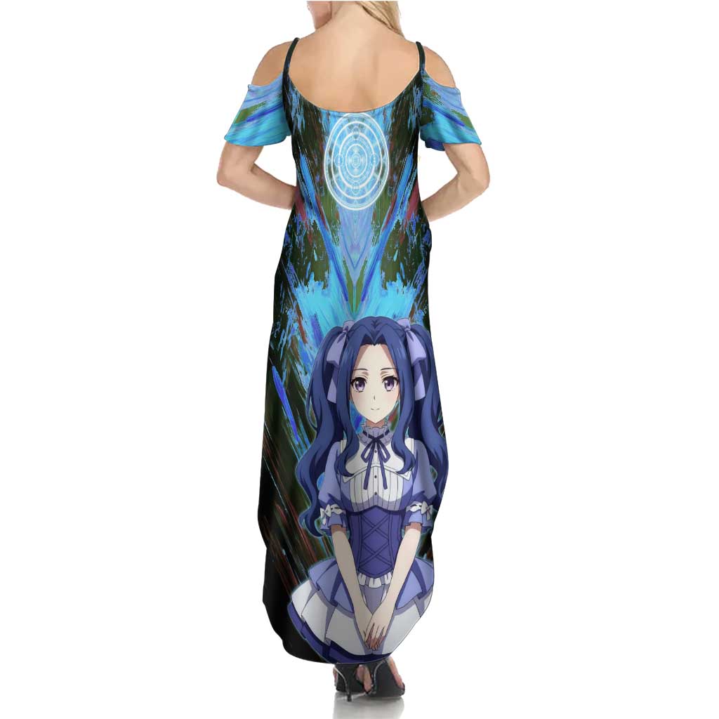 Melty Q Melromarc The Rising of the Shield Hero Summer Maxi Dress with Royal Attire and Magical Circle Background - The Mazicc