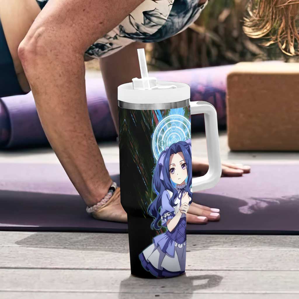 Melty Q Melromarc The Rising of the Shield Hero Tumbler With Handle with Royal Attire and Magical Circle Background - The Mazicc