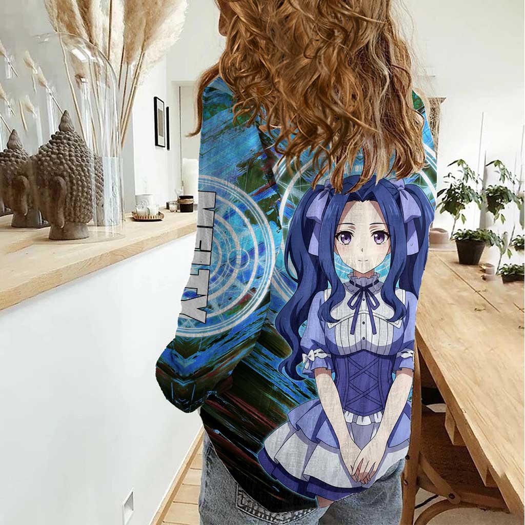 Melty Q Melromarc The Rising of the Shield Hero Women Casual Shirt with Royal Attire and Magical Circle Background - The Mazicc