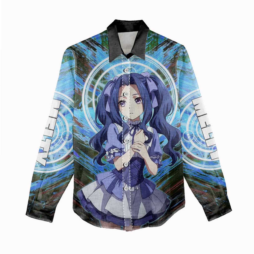 Melty Q Melromarc The Rising of the Shield Hero Women Casual Shirt with Royal Attire and Magical Circle Background - The Mazicc