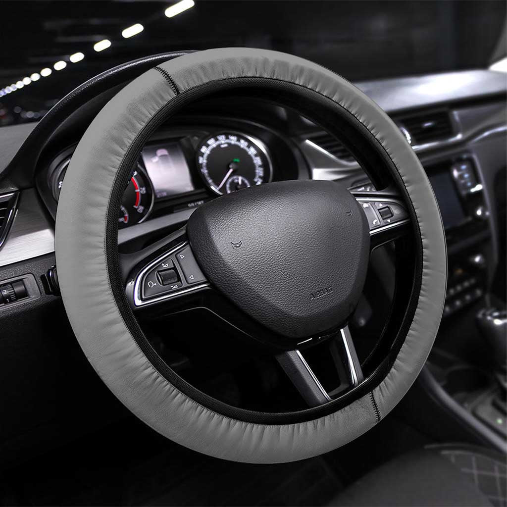 Loid Forger Spy x Family Green and Black Theme Steering Wheel Cover with Gun Pose and Sharp Agent Style Design - The Mazicc