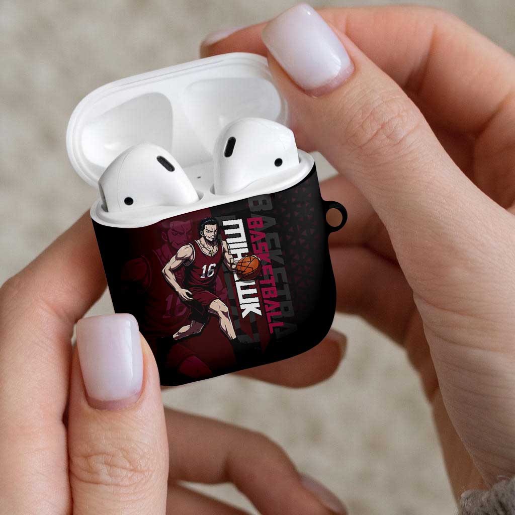 Mihawk One Piece Basketball AirPods Case Aggressive Pose - The Mazicc