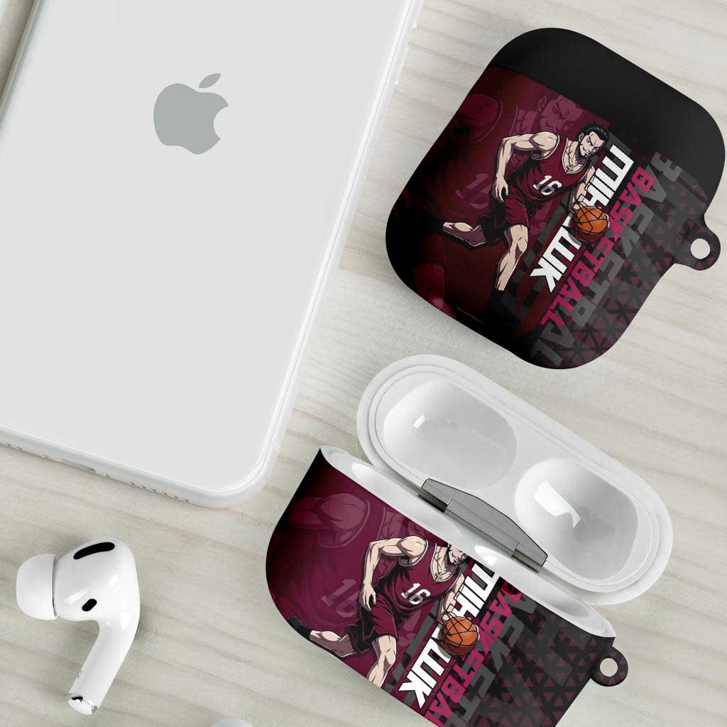 Mihawk One Piece Basketball AirPods Case Aggressive Pose - The Mazicc