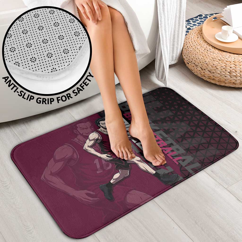 Mihawk One Piece Basketball Bathroom Set Aggressive Pose - The Mazicc