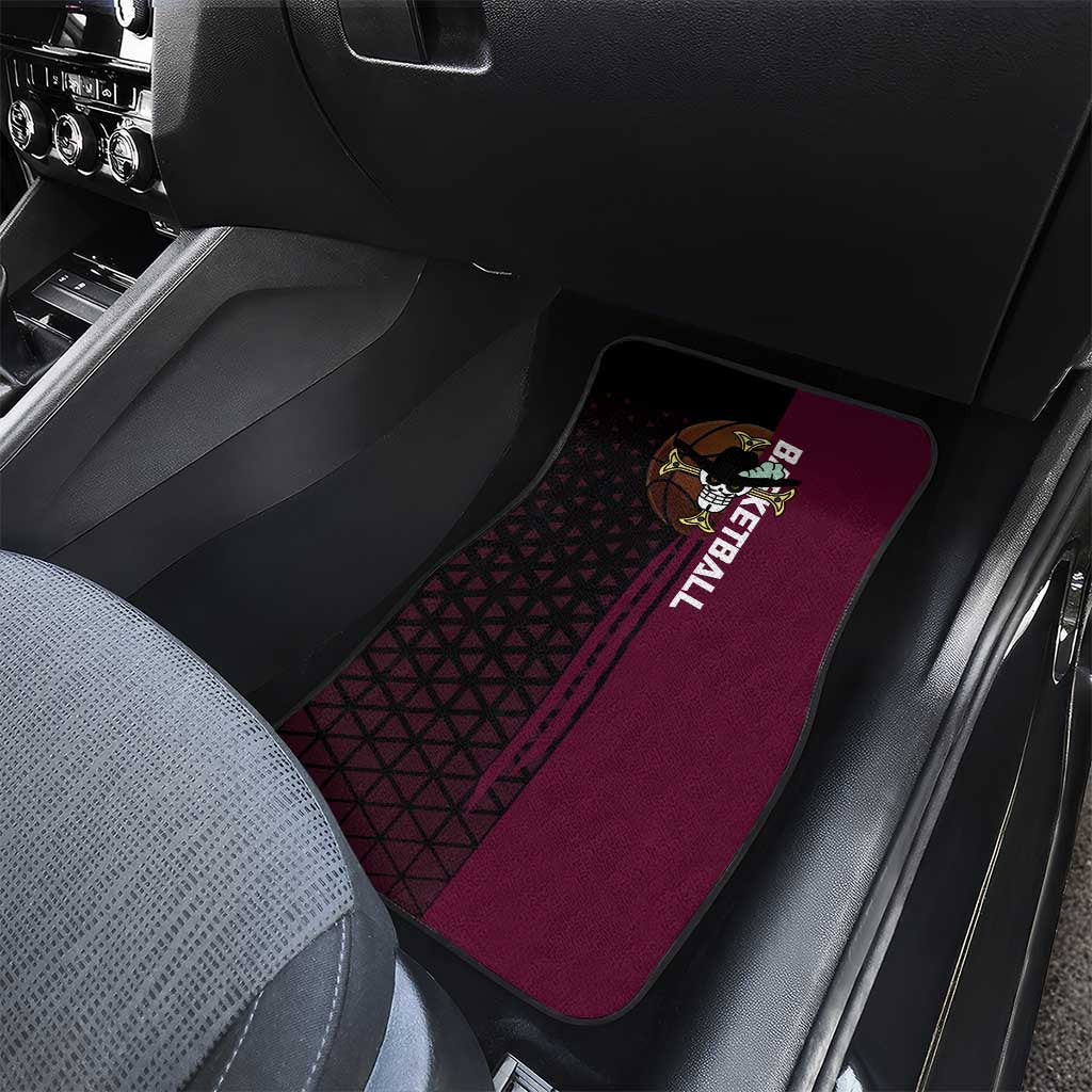 Mihawk One Piece Basketball Car Mats Aggressive Pose - The Mazicc