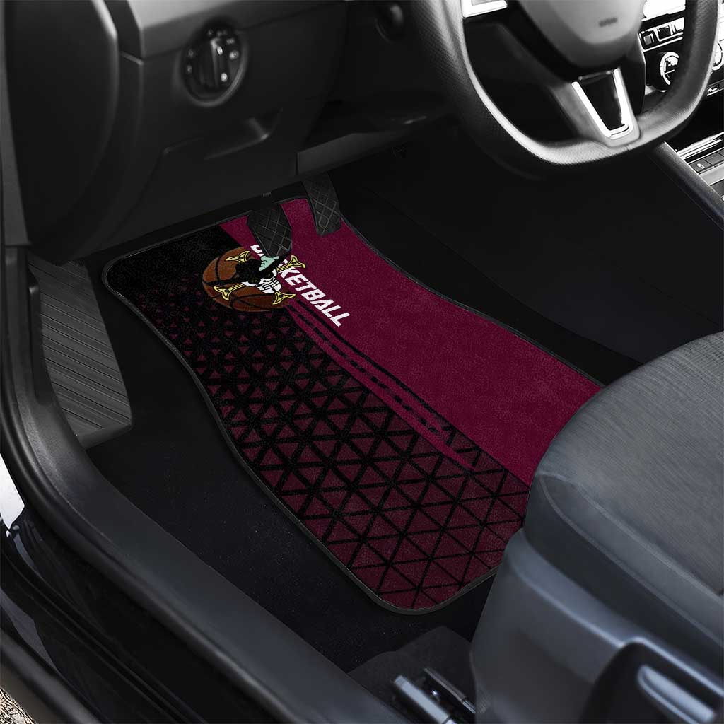 Mihawk One Piece Basketball Car Mats Aggressive Pose - The Mazicc