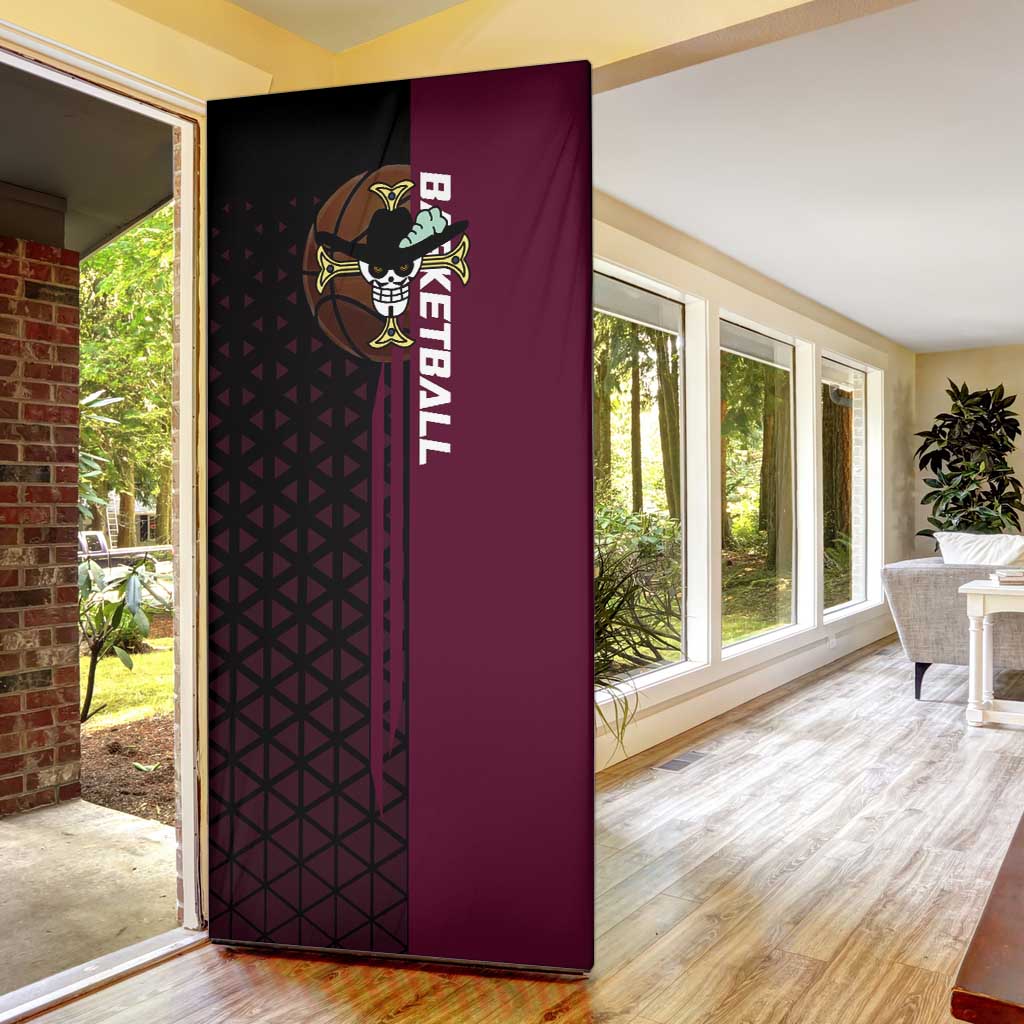 Mihawk One Piece Basketball Door Cover Aggressive Pose - The Mazicc