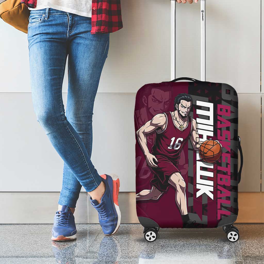 Mihawk One Piece Basketball Luggage Cover Aggressive Pose - The Mazicc