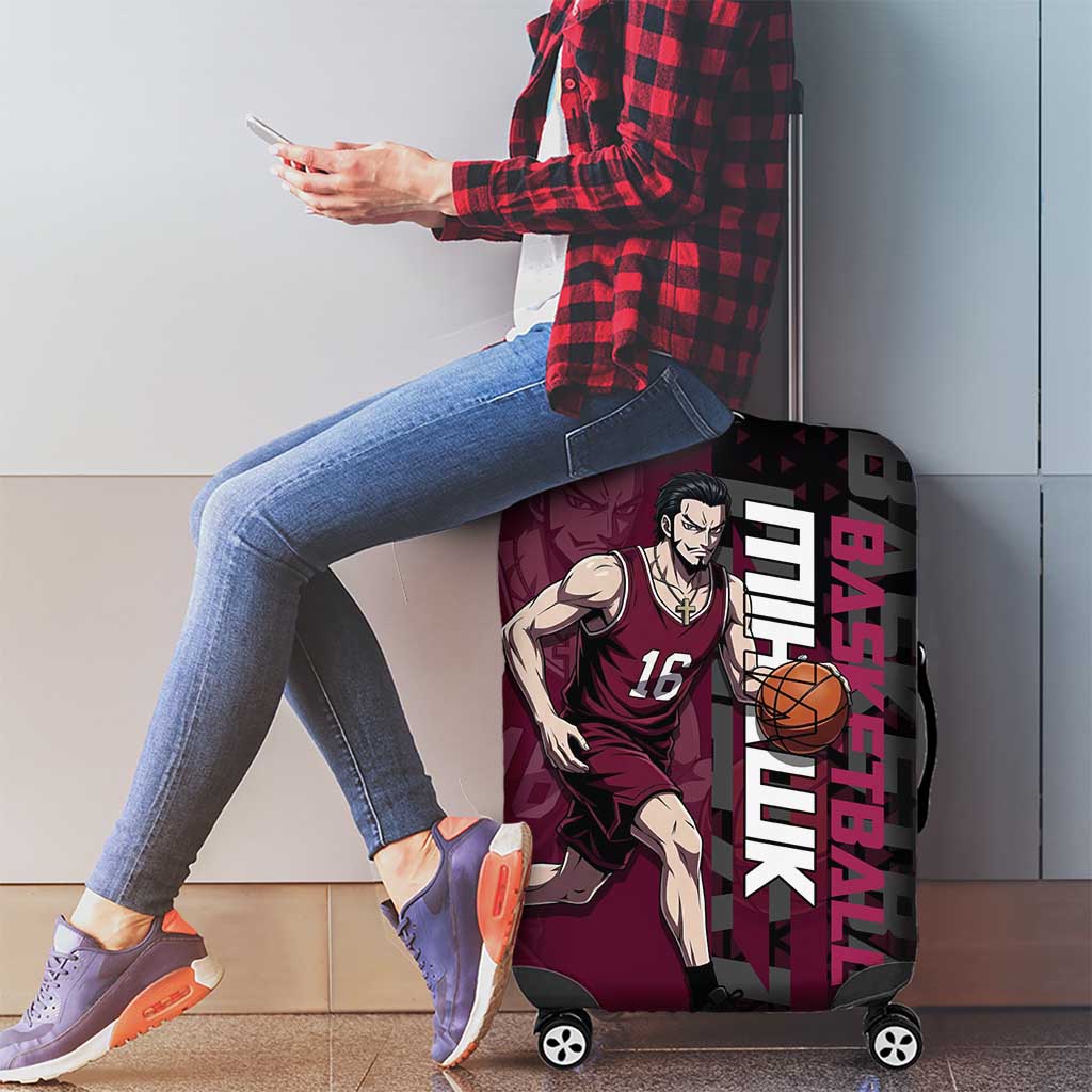 Mihawk One Piece Basketball Luggage Cover Aggressive Pose - The Mazicc