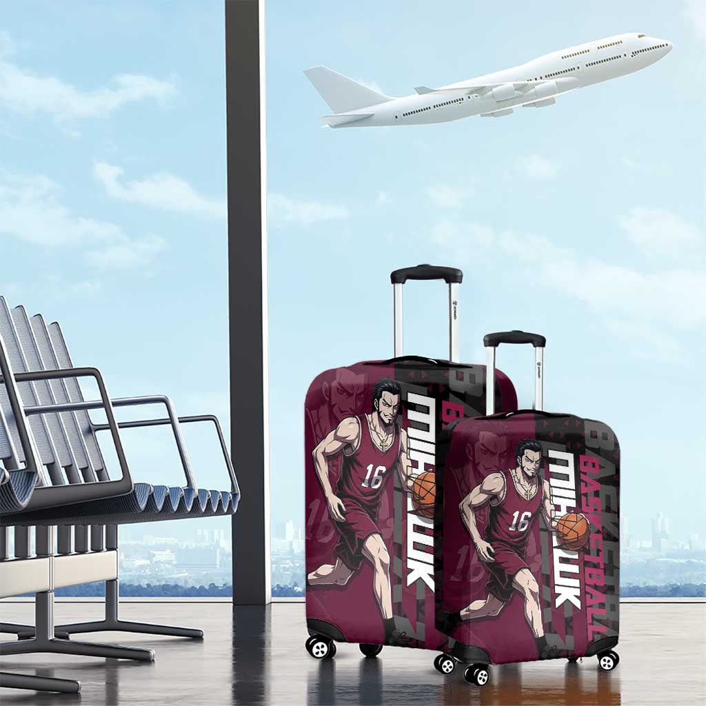 Mihawk One Piece Basketball Luggage Cover Aggressive Pose - The Mazicc