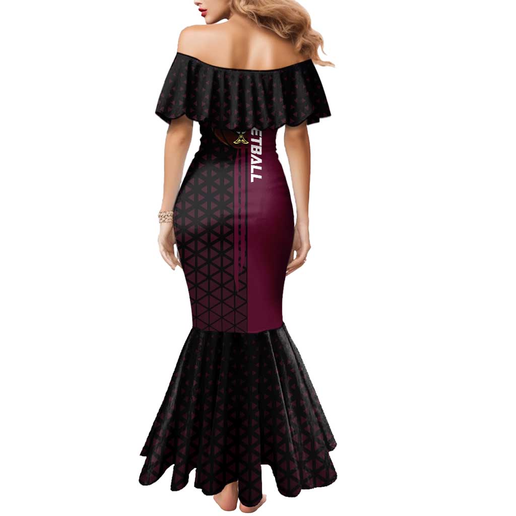 Mihawk One Piece Basketball Mermaid Dress Aggressive Pose - The Mazicc