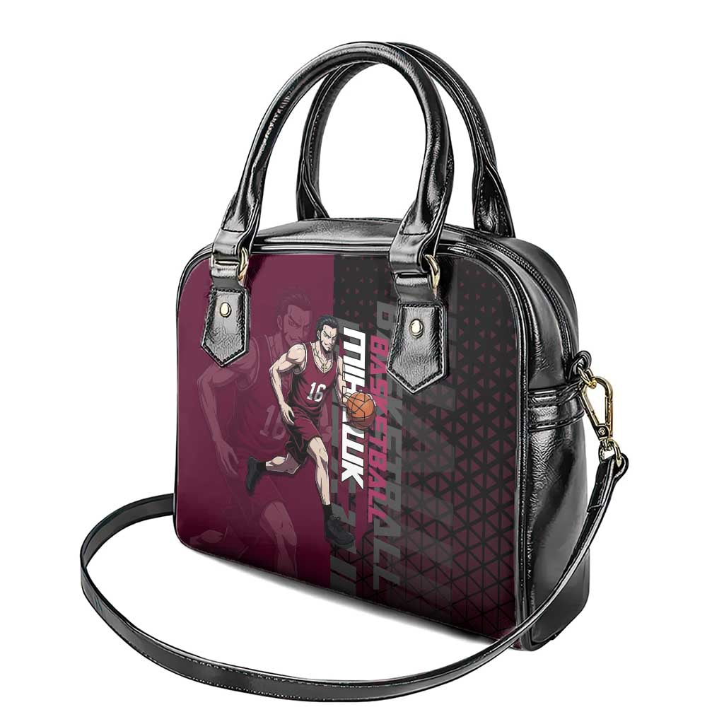 Mihawk One Piece Basketball Shoulder Handbag Aggressive Pose - The Mazicc