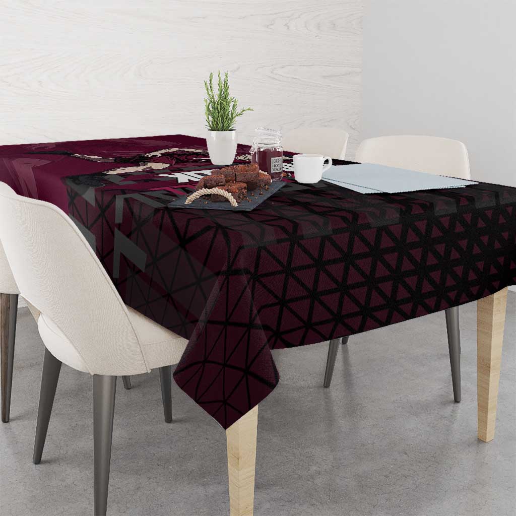 Mihawk One Piece Basketball Tablecloth Aggressive Pose - The Mazicc