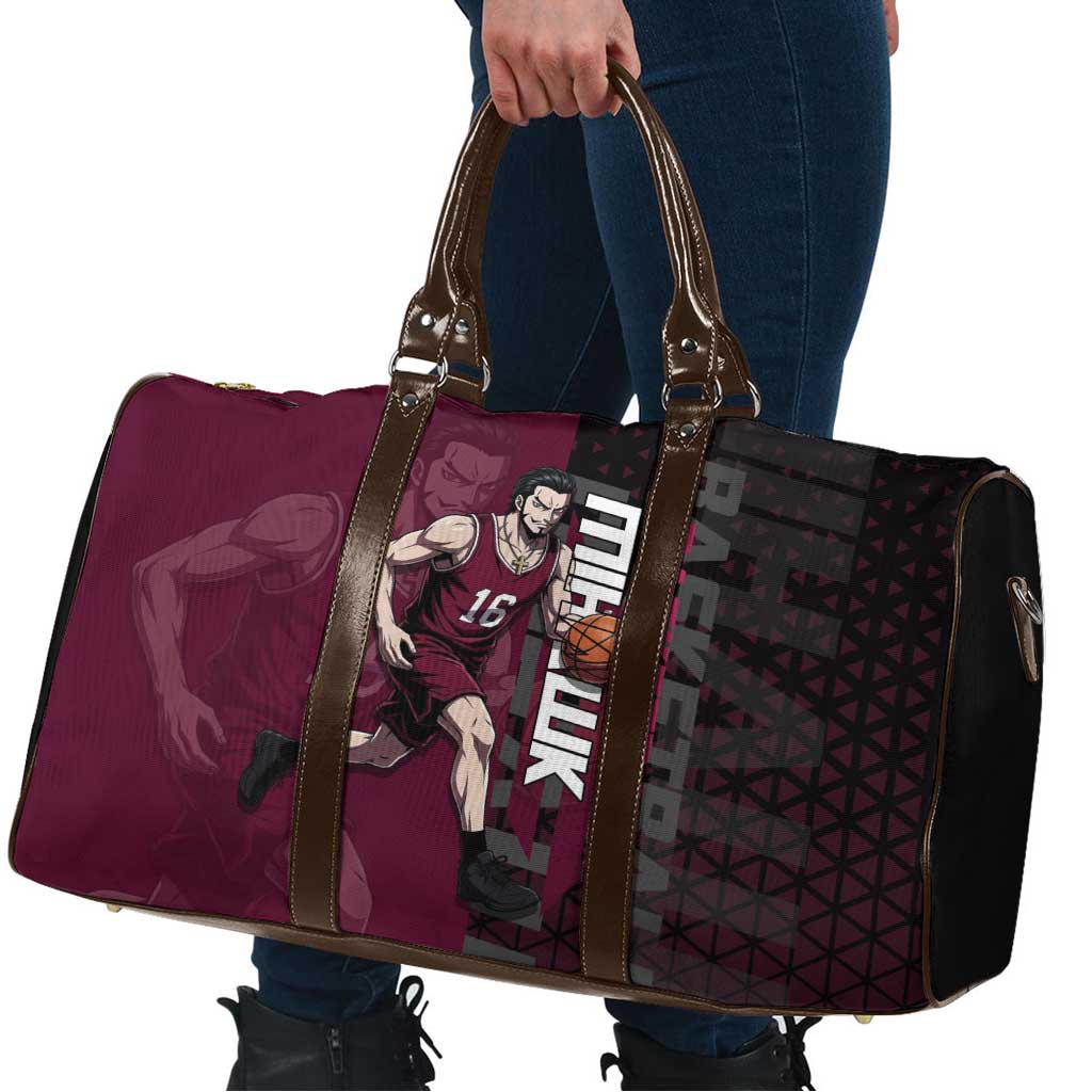 Mihawk One Piece Basketball Travel Bag Aggressive Pose - The Mazicc